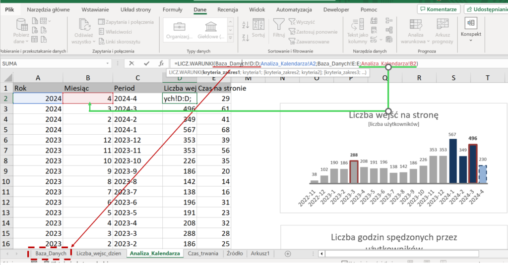 Licz.warunki jak to zostało zrobione