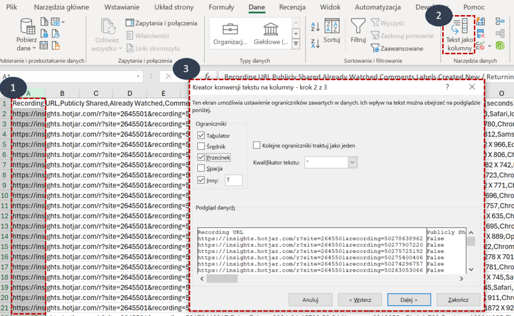 tekst to column analiza zachowania konsumentów
